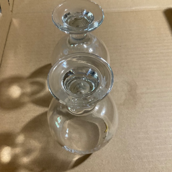 Set Of 2 Samuel Adams Clear Belgian Beer Glass Boston Brewery 4” Tall - Picture 3 of 3